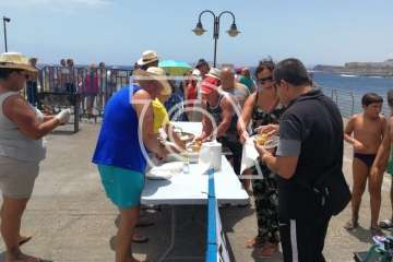 Melenara rememora el chinchorro y la varada del pescado (Foto TA)